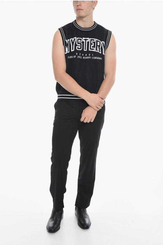  미스치프리퍼블릭 민소매 티셔츠 33MSFWM603 226970 99 Black White - MSFTSREP