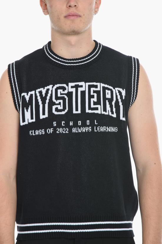  미스치프리퍼블릭 민소매 티셔츠 33MSFWM603 226970 99 Black White - MSFTSREP