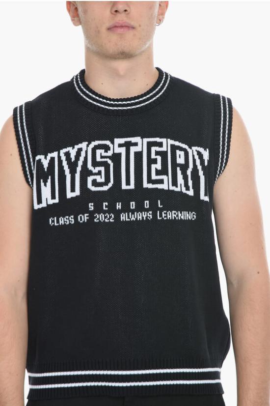  미스치프리퍼블릭 민소매 티셔츠 33MSFWM603 226970 99 Black White - MSFTSREP