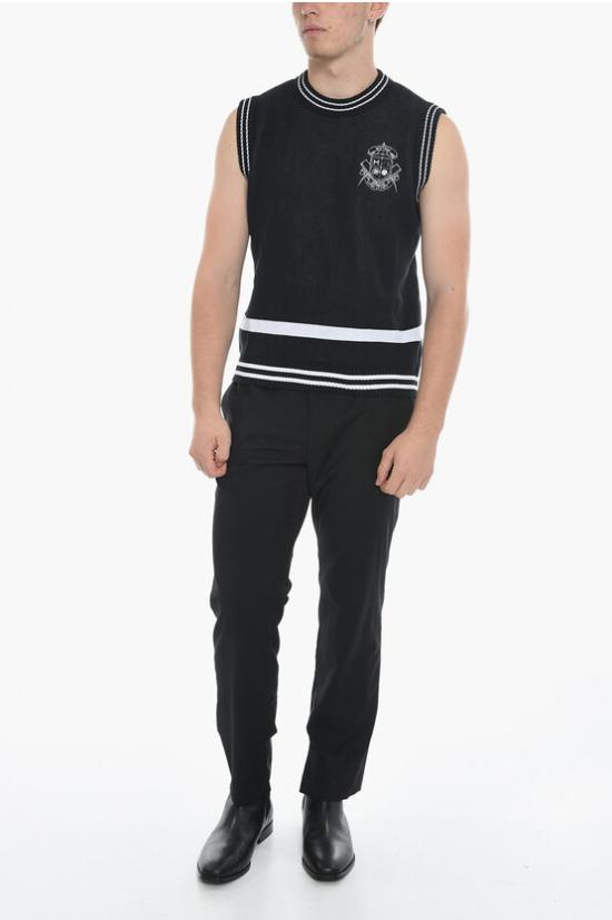  미스치프리퍼블릭 민소매 티셔츠 33MSFWM601R 226970 99 Black White - MSFTSREP