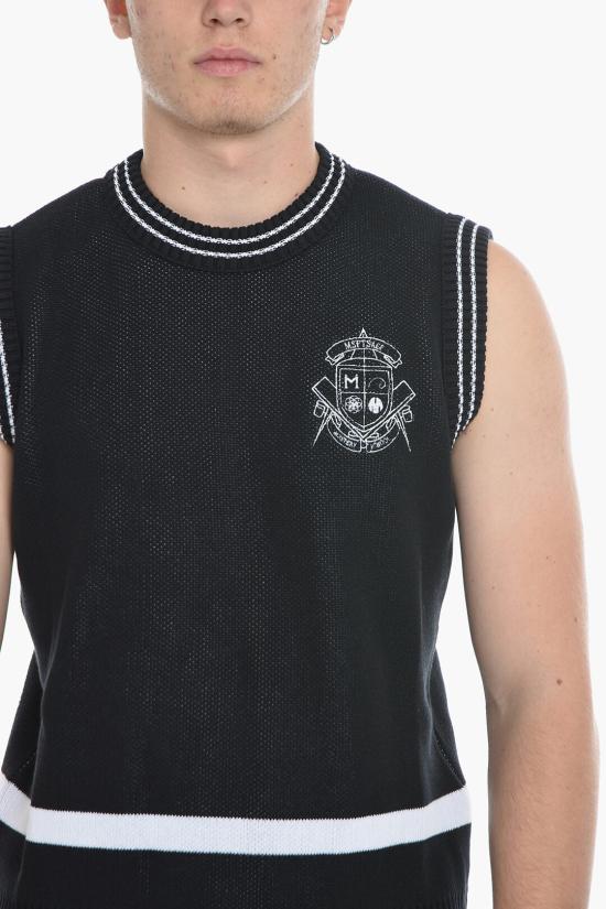  미스치프리퍼블릭 민소매 티셔츠 33MSFWM601R 226970 99 Black White - MSFTSREP