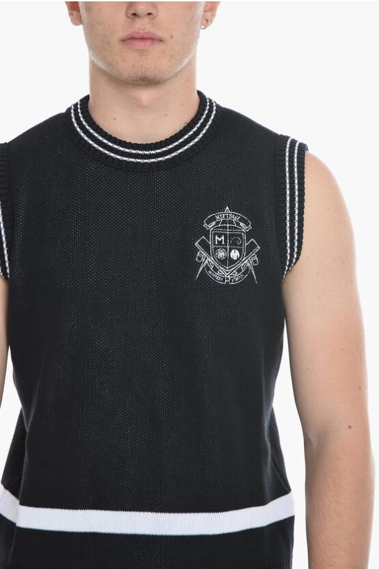  미스치프리퍼블릭 민소매 티셔츠 33MSFWM601R 226970 99 Black White - MSFTSREP