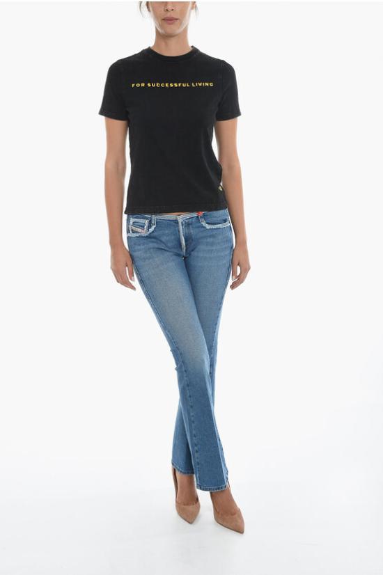  디젤 반팔 티셔츠 A06776 0DGAF 900 Black - DIESEL