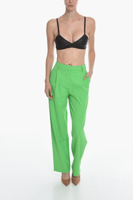  삼소앤삼소 스트레이트 팬츠 F22300152 0 VIBRANT GREEN Green - SAMSOE SAMSOE