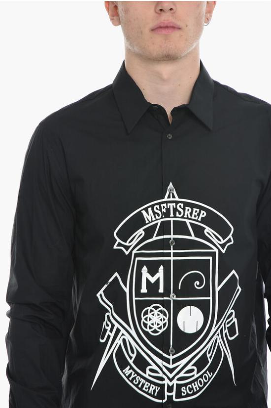  미스치프리퍼블릭 긴팔 긴팔 셔츠 33MSFE01S8 226901 99 Black - MSFTSREP