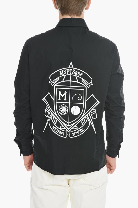  미스치프리퍼블릭 긴팔 긴팔 셔츠 33MSFE01S8 226901 99 Black - MSFTSREP