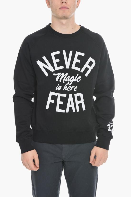  스크리미지 긴팔 티셔츠 NEVER FEAR BLACK Black