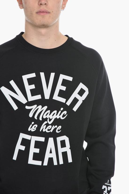  스크리미지 긴팔 티셔츠 NEVER FEAR BLACK Black - SCRIMMAGE
