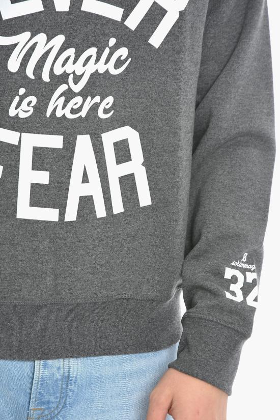  스크리미지 긴팔 티셔츠 NEVER FEAR GREY MEL Gray - SCRIMMAGE