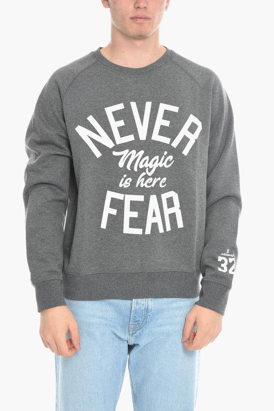  스크리미지 긴팔 티셔츠 NEVER FEAR GREY MEL Gray