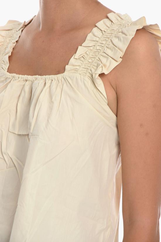  삼소앤삼소 민소매 티셔츠 F00001123 0 ANGORA Beige - SAMSOE SAMSOE