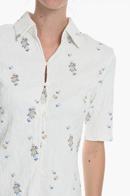  삼소앤삼소 숏 원피스 F22200156 0 WHITE FLOWER White - SAMSOE SAMSOE