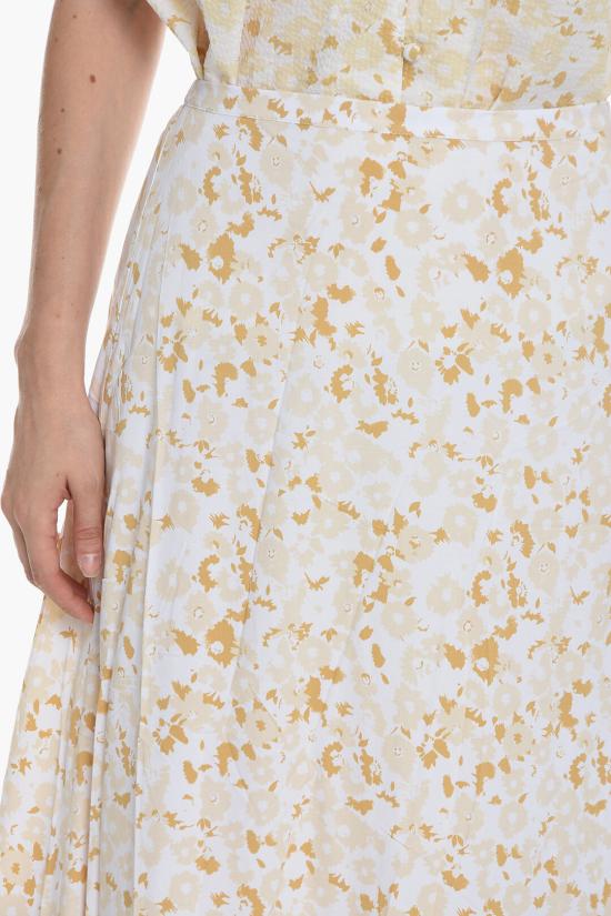  삼소앤삼소 롱 스커트 F22200136 0 DESERT FLOWER Beige Bianco - SAMSOE SAMSOE