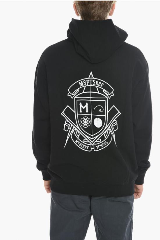  미스치프리퍼블릭 후드 티셔츠 33MSFM300S12 226957 99 Black - MSFTSREP