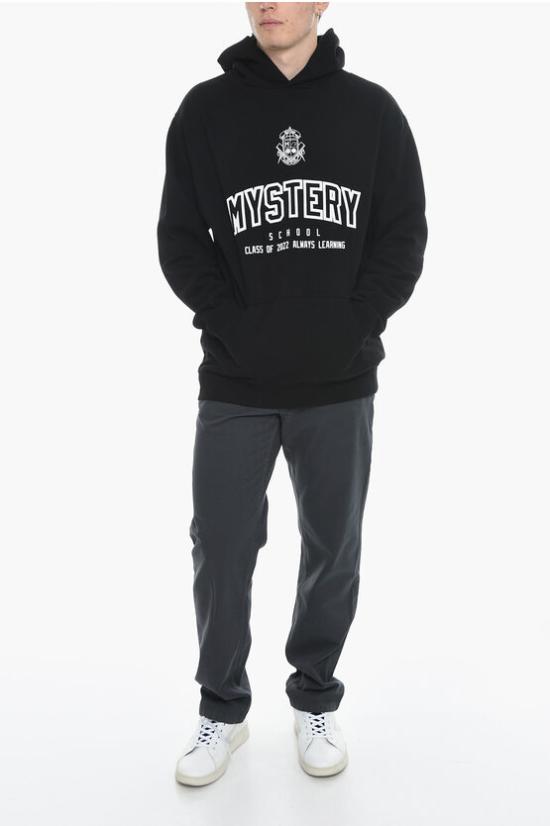  미스치프리퍼블릭 후드 티셔츠 33MSFM300S12 226957 99 Black - MSFTSREP