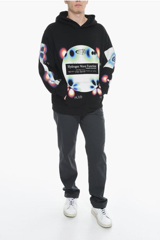  미스치프리퍼블릭 후드 티셔츠 33MSFM300S9 226957 99 Black - MSFTSREP