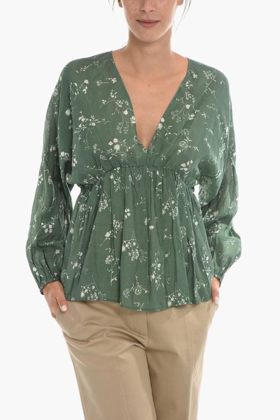  삼소앤삼소 블라우스 F22200123 0 GARDEN LACE Green