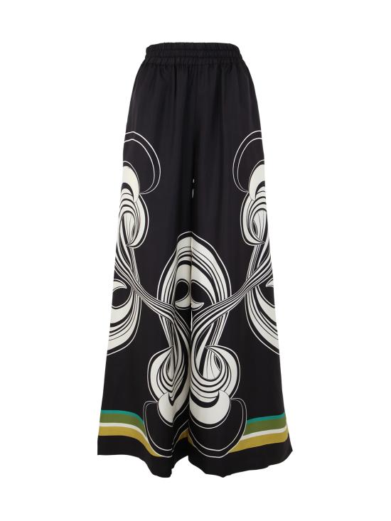  라 더블제이 팔라초 팬츠 TRO0026 SIL006 092 RAS0001 RAINBOW SWIRL BW PLACEE