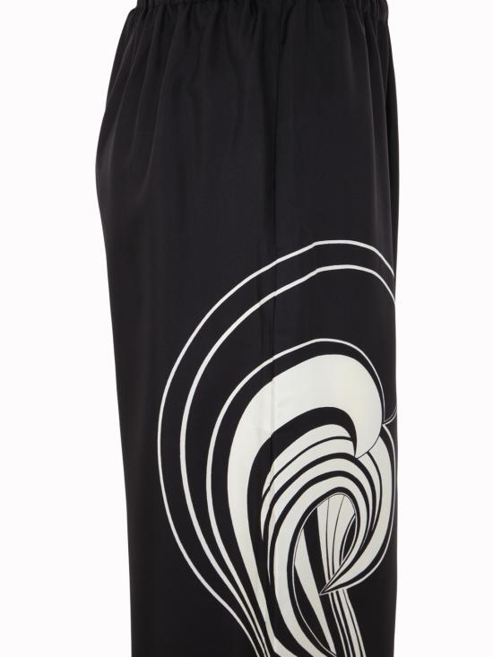  라 더블제이 팔라초 팬츠 TRO0026 SIL006 092 RAS0001 RAINBOW SWIRL BW PLACEE - LA DOUBLEJ