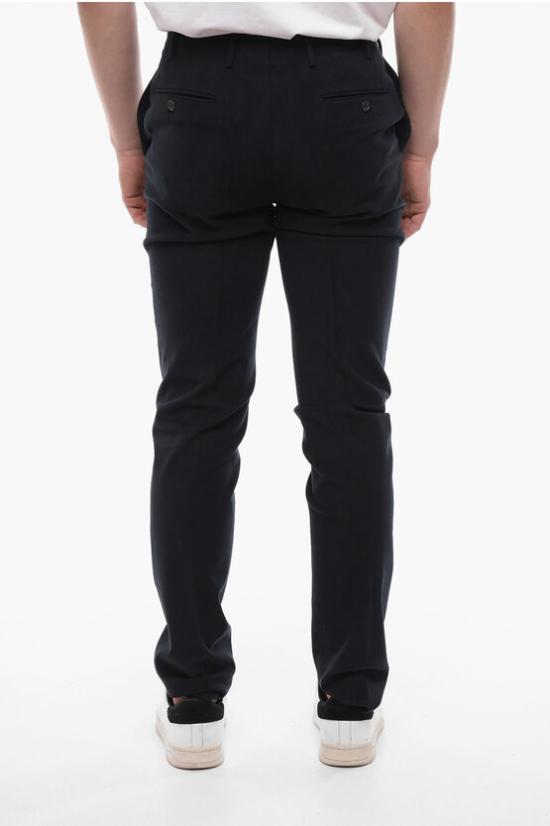  꼬르넬리아니 치노 팬츠 845Z2Z 9988503 002 Blue - CORNELIANI