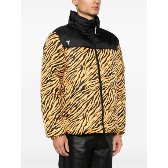  예스아이앰 숏패딩 YIA00082  ORANG BLACK/ORANGE - YES I AM