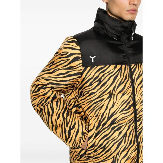  예스아이앰 숏패딩 YIA00082  ORANG BLACK/ORANGE - YES I AM