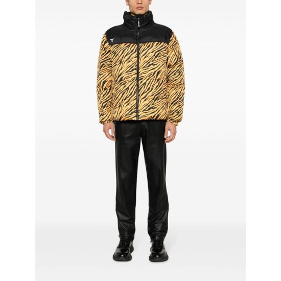  예스아이앰 숏패딩 YIA00082  ORANG BLACK/ORANGE - YES I AM