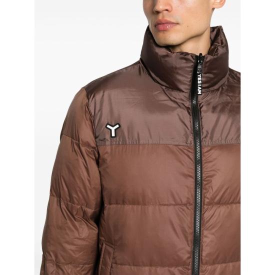  예스아이앰 숏패딩 YIA00077 BROWN BROWN YELLOW - YES I AM