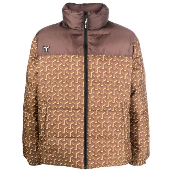 예스아이앰 숏패딩 YIA00077 BROWN BROWN YELLOW