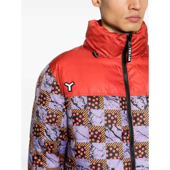  예스아이앰 숏패딩 YIA00083  REDBL RED/PURPLE - YES I AM