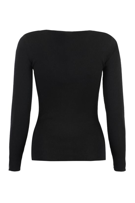  파로쉬 긴팔 티셔츠 D540673LEILA23 013 black - PAROSH