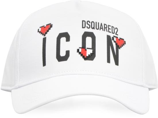  디스퀘어드2 모자 BCW010605C00001 1062 White - DSQUARED2
