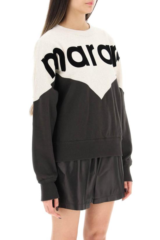 23FW 이자벨마랑에뚜왈 긴팔 티셔츠 SW0006FAA1M08E02FK FADED BLACK - ISABEL MARANT ETOILE
