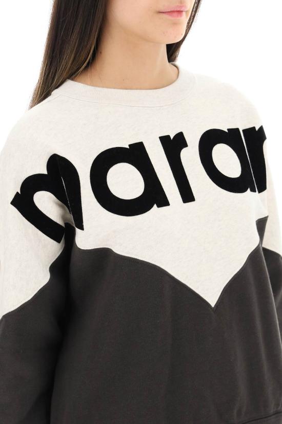 23FW 이자벨마랑에뚜왈 긴팔 티셔츠 SW0006FAA1M08E02FK FADED BLACK - ISABEL MARANT ETOILE