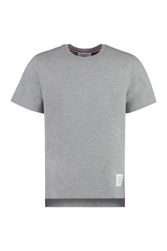 25SS 톰브라운 저지 릴렉스드 사이드 슬릿 티 MJS067A00042 055 grey