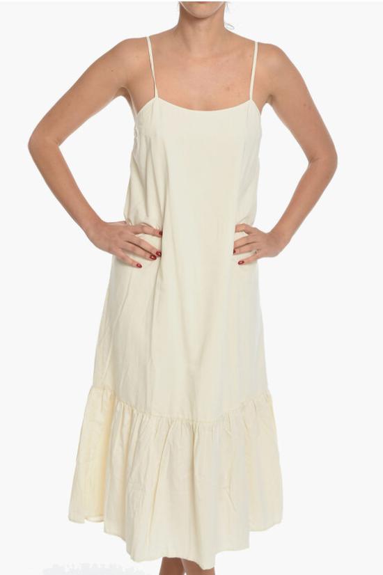  삼소앤삼소 롱 원피스 F22200141 0 ANGORA Beige - SAMSOE SAMSOE