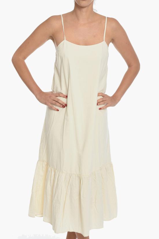  삼소앤삼소 롱 원피스 F22200141 0 ANGORA Beige - SAMSOE SAMSOE