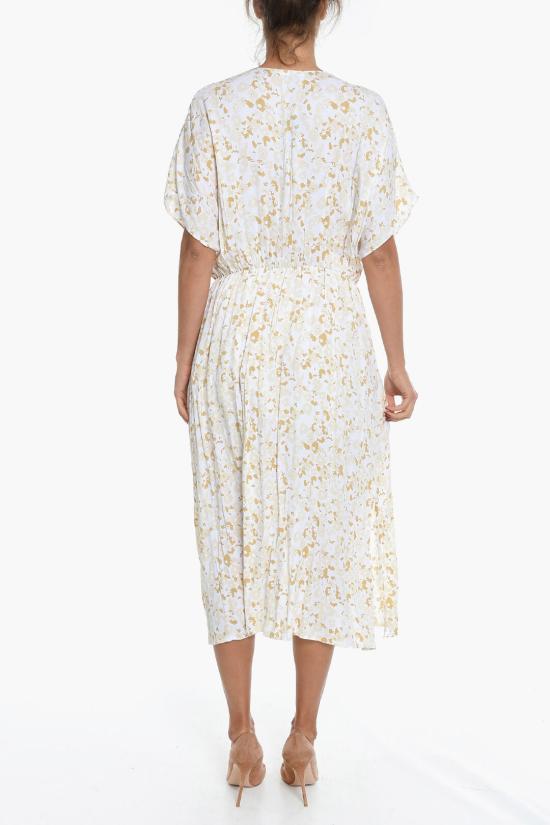  삼소앤삼소 롱 원피스 F20300220 0 DESERT FLOWER Beige, Bianco - SAMSOE SAMSOE