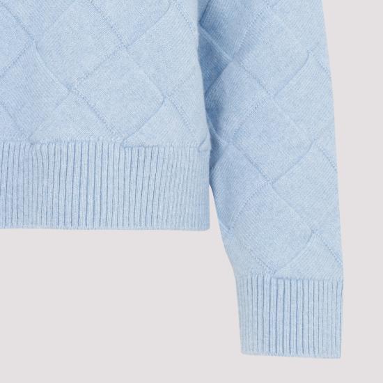  보테가베네타 스웨터 753728V36Y0 4225 Light Blue - BOTTEGA VENETA