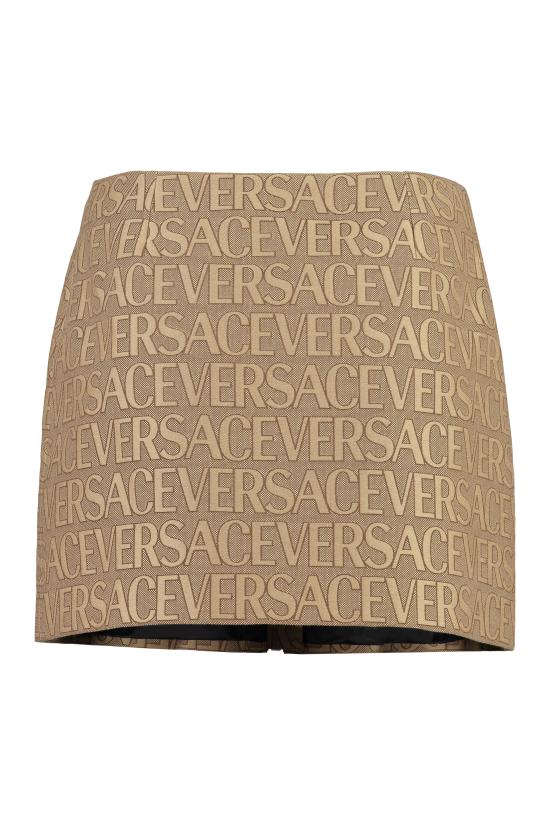 23FW 베르사체 숏 스커트 10109261A03315 2N740 Beige - VERSACE