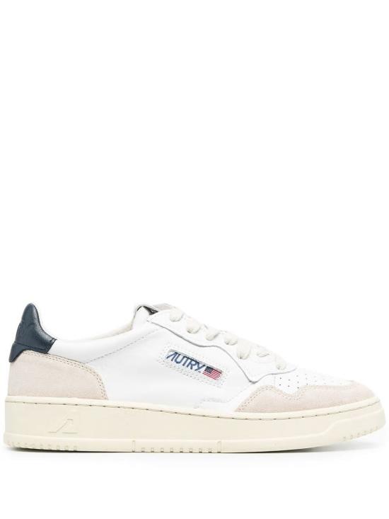26FW 오트리 메달리스트 로우 스니커즈 AULMLS28 WHTBLUE WHITE