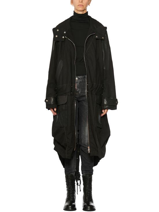  KERVIN MARC 코트 GPATCHWORKPARKA Black Black