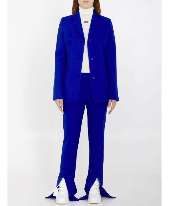  오프화이트 스트레이트 팬츠 OWCA136F23FAB001 4545 BLUE - OFF WHITE