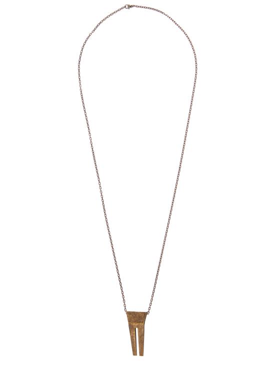 24FW 릭 오웬스 네크리스 GRJ0000024MMTBR82 BRONZE