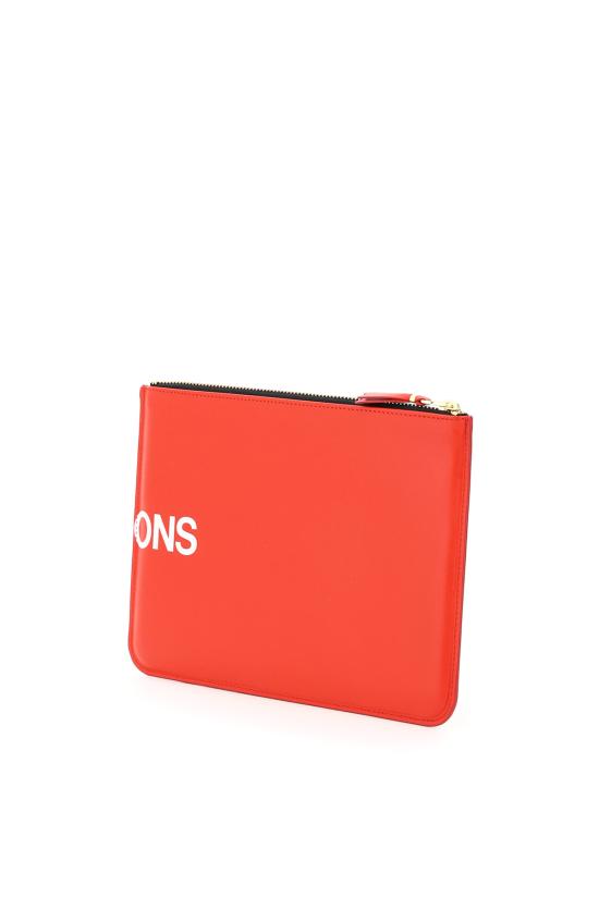 26FW 꼼데가르송 휴즈 로고 지갑 SA5100HL RED - COMME DES GARCONS