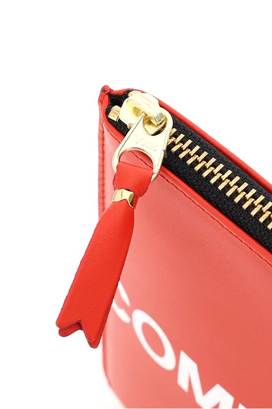 26FW 꼼데가르송 휴즈 로고 지갑 SA5100HL RED - COMME DES GARCONS