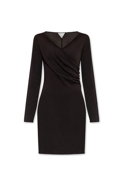  보테가베네타 숏 원피스 708413V27V0 BROWN