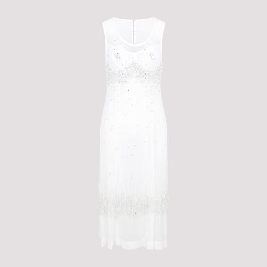  보테가베네타 숏 원피스 739247V2Y10 WHITE - BOTTEGA VENETA