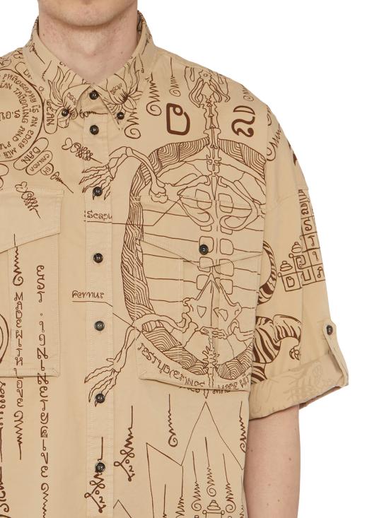  디스퀘어드2 반팔 셔츠 FS71DM0612S76805961 Beige - DSQUARED2