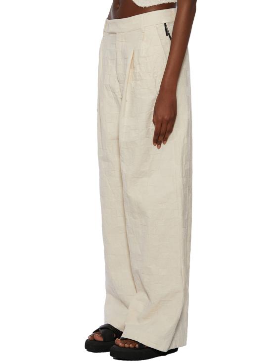  노스트라싼티시마 스트레이트 팬츠 F2BWOMP51 WHITE - NOSTRASANTISSIMA